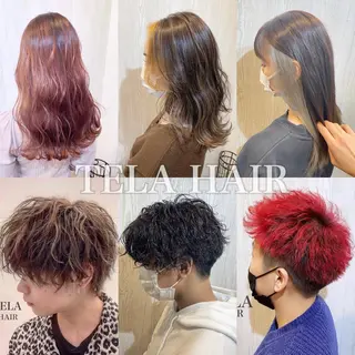 ショート カラー パーマ メンズ TELA HAIR 副代表 岡田のヘアスタイル
