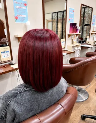ミディアム カラー 🍎レイヤー🍎 SAYAのヘアスタイル