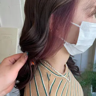 ロング カラー 北川 智海のヘアスタイル