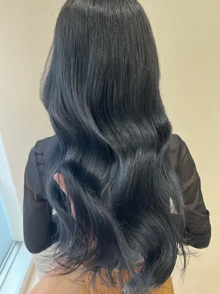 ロング カラー 外国人対応 佐久間のヘアスタイル