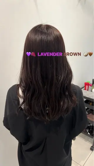 ロング カラー 💚 AKI 💚のヘアスタイル