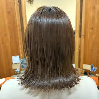 ミディアム カット強化中🤎 原亜希子のヘアスタイル