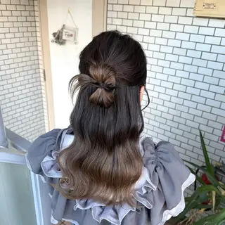 セミロング ヘアアレンジ 褒められヘアメイク /‎ボブ女子🐶みおのヘアスタイル