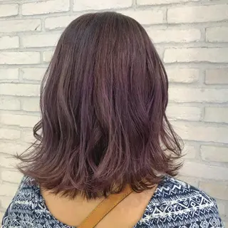 ミディアム カラー 大平 美沙のヘアスタイル