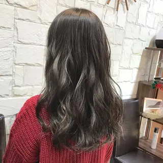 セミロング カラー パーマ ヘアアレンジ メンズ キッズ ネイル マツエク・マツパ 髪質改善 艶髪🔵フセナオヤのヘアスタイル