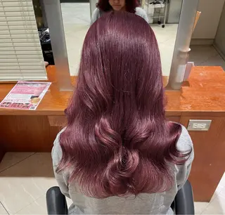 セミロング カラー 前田 彩良のヘアスタイル