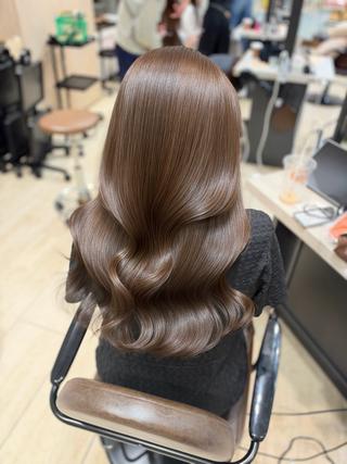 セミロング カラー 銀座/艶髪🤍 髪質改善/Makoのヘアスタイル