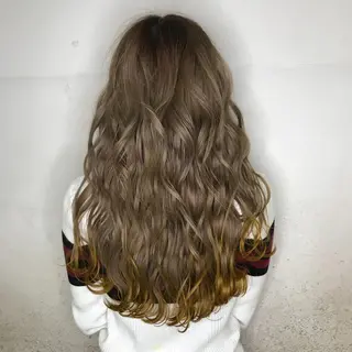 ロング 福原 優介のヘアスタイル