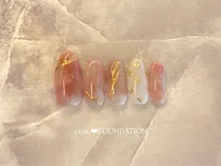 ネイル yuno❤︎ FOUNDATIONのネイルデザイン