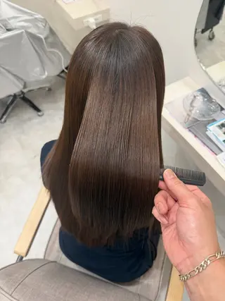 ロング 城崎如哉／メンズ /縮毛矯正のヘアスタイル
