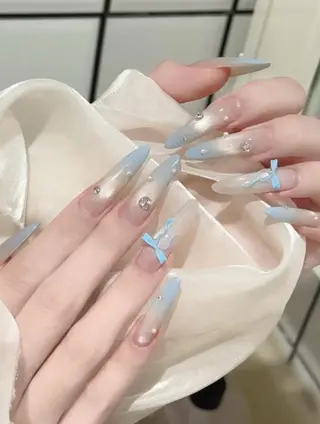 ネイル H3 Nail Tsuki🦋💙のネイルデザイン