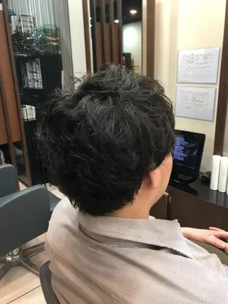 パーマ メンズ SHAFT Ieiriのヘアスタイル