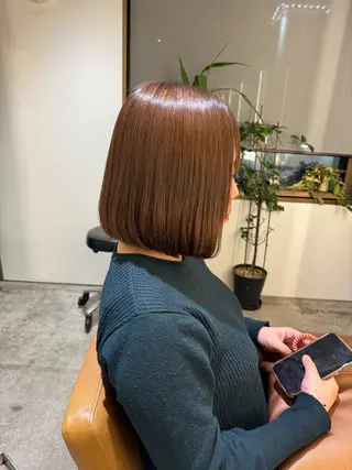 ミディアム 銀座骨格診断似合わせ 美容師中島年紀のヘアスタイル