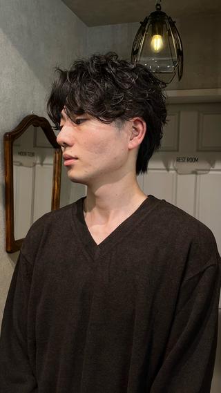 ショート メンズ キッズ HARUKI🏔️/ メンズ/透けブラウンのヘアスタイル