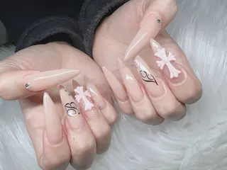 ネイル Lee Nails チップ長さだし専門店のネイルデザイン