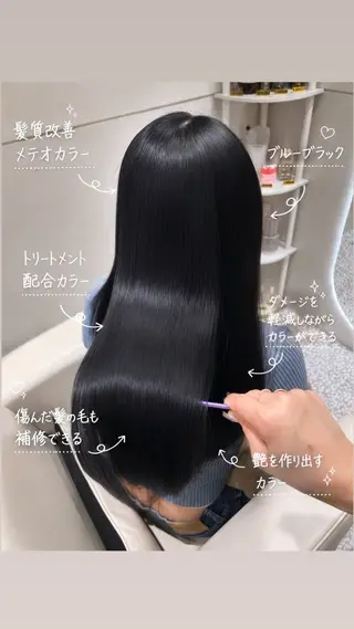 ロング カラー 🩷韓国ヘア/ヨシン モリ🩷Maikaのヘアスタイル