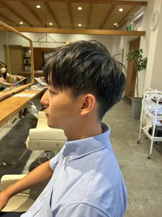 ショート メンズ 佐藤 悠生 メンズパーマ.カットのヘアスタイル