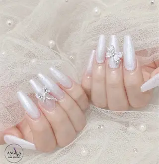 ネイル ANGILA ネイル¨̮S*Y*Kのネイルデザイン