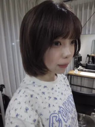 ショート 中性的ヘア/ ナチュラル/トモキのヘアスタイル
