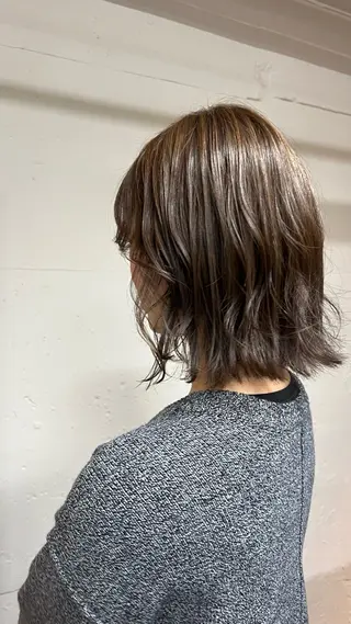 ミディアム カラー 🎀shell吉祥寺 ナオ🧸のヘアスタイル