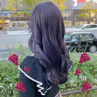 ロング カラー 色落ちまで可愛い🧚 心斎橋hikaruのヘアスタイル