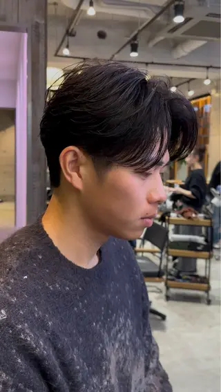 ショート パーマ メンズ メンズパーマ 西條真治のヘアスタイル