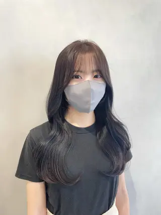 ロング ❤︎︎韓国ヘア❤︎︎ 𝑺𝒉𝒊𝒉𝒐のヘアスタイル