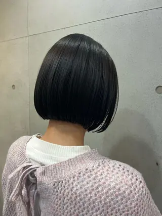 ミディアム おせ ちさとのヘアスタイル