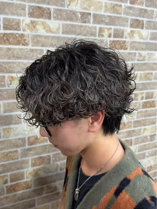 パーマ メンズ メンズパーマ特化 店長望月謙二郎のヘアスタイル