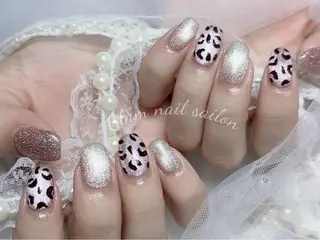 ネイル エツメ💅 長さ出し🎀デザインのネイルデザイン