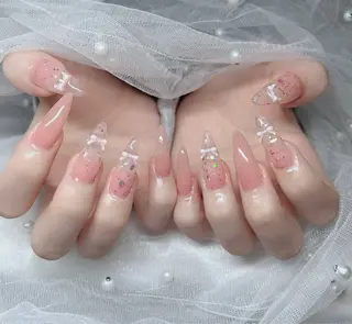 ネイル 🎀PG🩵 ネイルサロンのネイルデザイン