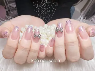 ネイル kao nail マグネット/長さだしのネイルデザイン