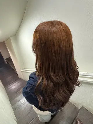 ロング カラー NOA/トレンドヘア ブリーチなし艶カラーのヘアスタイル