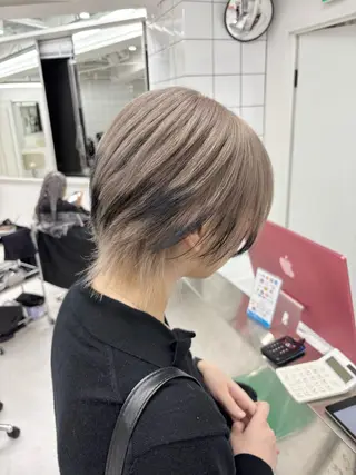 ショート 🎗副店長/井上 竜 ブリーチ指名No.1のヘアスタイル