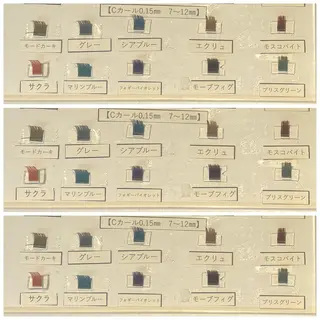マツエク・マツパ Miraju MARINのマツエク・マツパデザイン