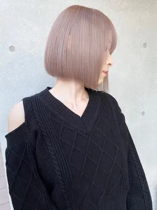 ショート カラー 🌼ベージュ/暖色 🌼すずのヘアスタイル
