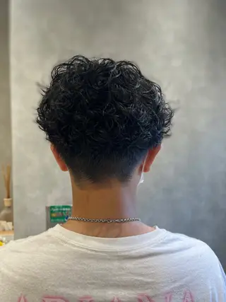 パーマ メンズ 加藤 碧唯のヘアスタイル
