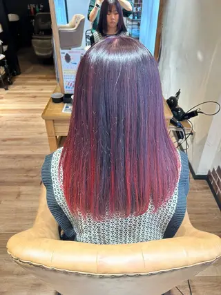 セミロング 巽 愛夏のヘアスタイル