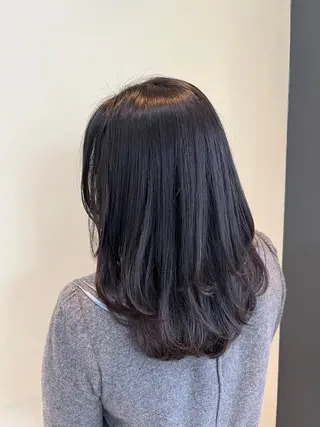 セミロング かわの ひとしのヘアスタイル