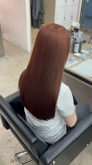 ロング カラー 🪽髪質改善縮毛矯正 🤍MIU🤍のヘアスタイル