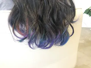 ロング カラー 宮崎 睦のヘアスタイル