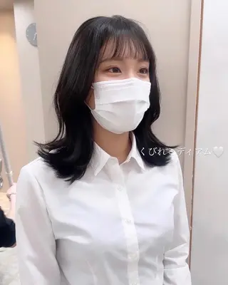 ミディアム YUKI / レイヤーカット🤍のヘアスタイル