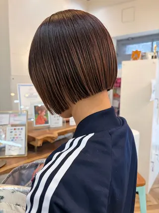 ショート ナカノユウ/本厚木/ レイヤーカットのヘアスタイル