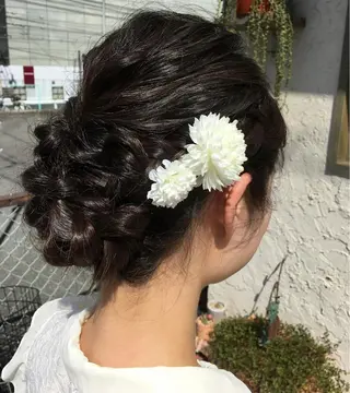 ヘアアレンジ THE PARK キシオカのヘアスタイル