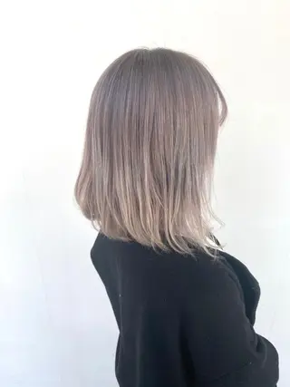 ミディアム カラー 東條 克義のヘアスタイル