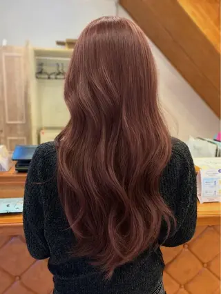 ロング カラー 艶感暖色カラー🥀/ レイヤー / れいかのヘアスタイル
