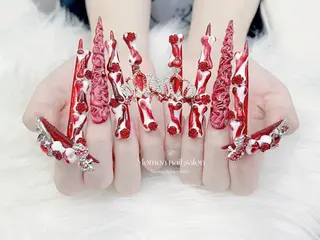ネイル MoMoA Nail ネイル長さ出し専門店のネイルデザイン