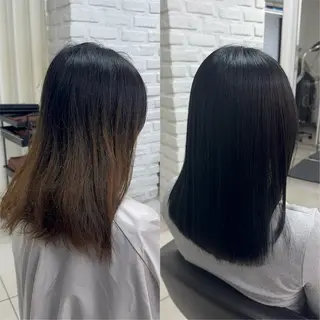 ロング パーマ 縮毛矯正指名No.1 艶カラー/SHIMAのヘアスタイル