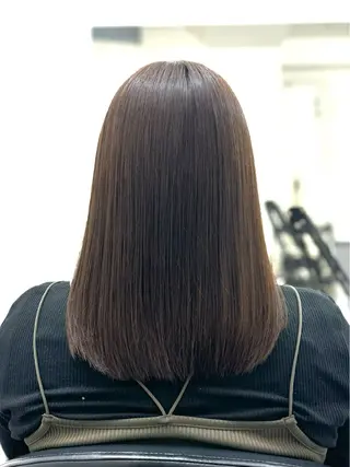 ミディアム 福井 莉帆のヘアスタイル