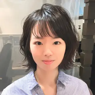 ミディアム ヘアアレンジ 柔らか垢抜けｶﾗｰと ｶｯﾄ🫧ASUKAのヘアスタイル